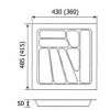 TRA21-50-50 ถาดพลาสติก Plastic Insert Tray 