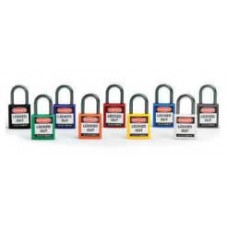 118930  กุญแจล็อค Padlock สีเหลือง  BRADY