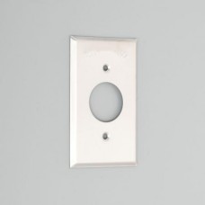 141S 1-Gang 1-Receptacle,Ø35.5×1,Mounting Screw Spacing 60.5 Wall Plate [Stainless] AMERICAN DENKI