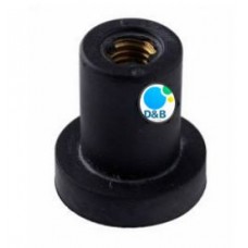 JF-410  หัวน็อตยาง RUBBER NUT-INSERT Hole ยาว 12.60