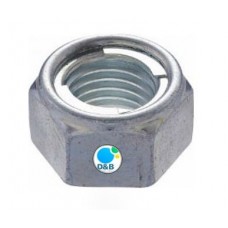 1994-5mm  ยู-ล็อคนัทชุบขาว U-LOCK NUT ขนาด 5mm