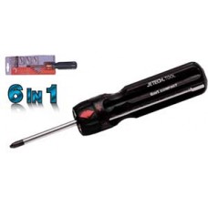 21256-1  ไขควง 6 In 1 Model NSI 107 รุ่น 1 JTECH TOOL