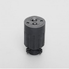 2324R  2-Pole 2-Wire 30A 250V Connector Body (Rubber Housing) AMERICAN DENKI