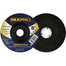 28-001-016 แผ่นเจียรหนา(สีดำ) 5" 125x6x22MM RPM#11,000 MIXPRO