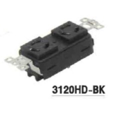 3120HD-BK  เต้ารับ Receptacle 15A  AMERICAN DENKI