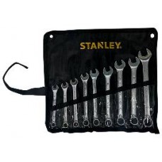 STMT80941-8-ชุดประแจแหวนข้างปากตายข้างซีดับบลิวบี 9 ชิ้น แบบกระเป๋า-Stanley