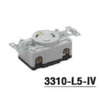 3310-L5-IV  เต้ารับ 2-Pole 3-Wire Grounding 20A 125V  AMERICAN DENKI