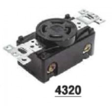 4320  เต้ารับ 3-Pole 4-Wire Grounding 30A 250V Receptacle AMERICAN DENKI