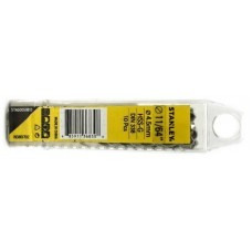 STA50059B10-ดอกเจาะเหล็ก HSS ขนาด 4.5mm.(10ดอก/กล่อง)-Stanley