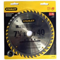 20-522-ใบเลื่อยวงเดือนขนาด 7 1/4 " X 1" 40 ฟัน-Stanley