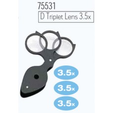 75531 เลนส์ขยายแบบพับเก็บได้ 59x28x15mm ชินวา SHINWA