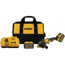 DCG418X2-B1-ชุดเครื่องเจียรไร้สายไร้แปรงถ่าน 125 มม. 60V-DeWALT