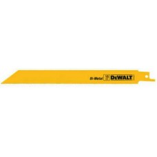 DW4821-ใบเลื่อยชักสำหรับตัดเหล็ก 8" 18 TPI 5 ใบ/กล่อง-DeWALT