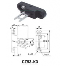 CZ93-K3  เซฟตี้สวิทช์ ชนิดแยกสลักกุญแจ  DAKO
