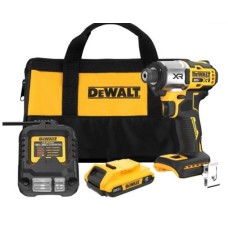 DCF845D1A-B1 ชุดเซ็ตไขควงกระแทก XR 20V ไร้แปรงถ่าน ความเร็ว 3 ระดับ DEWALT