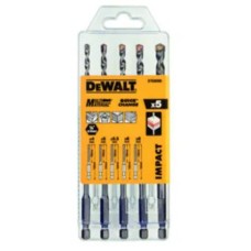 DT60099-QZ ชุดดอก masonry drill bit ขนาด 4-8 มม. แพ็ค 5 ดอก DEWALT