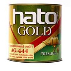 H181-0100  สีทองน้ำมัน อะครีลิคแลคเกอร์ ทองอเมริกา ขนาด 1/4 แกลลอน  HATO
