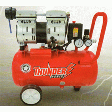 TDO-25 ปั๊มลมไร้น้ำมัน ความจุถังลม 25L THUNDER POWER