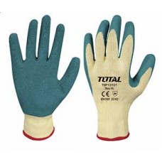 TSP 13101  ถุงมือผ้าเคลือบยาง  ขนาด 10"(XL)  TOTAL