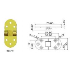 BBA-40 บานพับจักร TABLE HINGE บานพับ HING