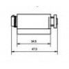 DM-30B กันชนกระเด้งคุ่ DOUBLE MAGNETIC LATCH กันชนแม่เหล็ก MAGNET LATCH 