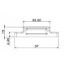 SM-20 กันชนแม่เหล็กจังหวะเดียวขนาดใหญ่ MAGNETIC CATCH กันชนแม่เหล็ก MAGNET LATCH 