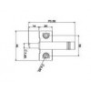 CS-608 กันชนไฮโดรลิกกันกระแทก HYDRAULIC ABSORBER กันชน MAGNETIC LATCH