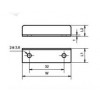 SA-2H-10 เหล็กฉากขนาดเล็กสำหรับล็อคกุญแจ STEEL BRACKETS ฉาก BRACKETS    