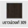 LPLR-006 Polywood โพลีวูด ประตูUPVC สีลายไม้ REVO ขนาด 90cm. สีบราวน์เวงเก้309