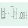 801-Mortise มอร์ทิสล็อค Mortise Swing Door Latch Veco วีโก้