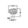 119.58.100 ปุ่มจับเฟอร์นิเจอร์โบาณ Antique ยี่ห้อ Hafele เฮเฟเล่