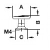 134.33.817 ปุ่มจับเฟอร์นิเจอร์โบาณ Antique ยี่ห้อ Hafele เฮเฟเล่