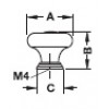 125.74.791 ปุ่มจับจับเฟอร์นิเจอร์โบาณ Antique ยี่ห้อ Hafele เฮเฟเล่