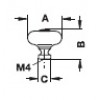 130.51.772 ปุ่มจับจับเฟอร์นิเจอร์โบาณ Antique ยี่ห้อ Hafele เฮเฟเล่