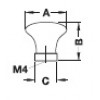 139.75.711 ปุ่มจับจับเฟอร์นิเจอร์โบาณ Antique ยี่ห้อ Hafele เฮเฟเล่