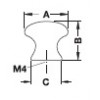 139.76.700 ปุ่มจับจับเฟอร์นิเจอร์โบาณ Antique ยี่ห้อ Hafele เฮเฟเล่