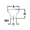 139.78.720 ปุ่มจับจับเฟอร์นิเจอร์โบาณ Antique ยี่ห้อ Hafele เฮเฟเล่