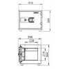 SS42L  ตู้นิรภัยขนาดเล็ก รุ่น 42 กก.แบบนอน รหัสหมุน ยี่ห้อ PRESIDENT