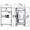 ND150 ตู้นิรภัย 1 บานประตู้ ลิ้นชักพิเศษ รุ่น 165 กก.รหัสหมุน ยี่ห้อ PRESIDENT