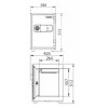 SS2D ตู้นิรภัยขนาดกลาง รุ่น 50 กก.แบบตั้ง รหัสดิจิตอล ยี่ห้อ PRESIDENT