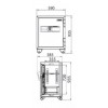 SB40D2 ตู้นิรภัยขนาดใหญ่ รุ่น 190 กก.รหัสดิจิตอล จอ LCD ยี่ห้อ PRESIDENT