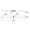 SCB24-ZN อุปกรณ์ปรับระดับ(เกียร์รุ่นนาฬิกา) อุปกรณ์เตียง Bed Fittings